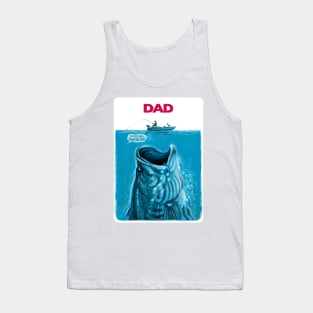 Dad Needs a Bigger Bass Fishing Boat Tank Top